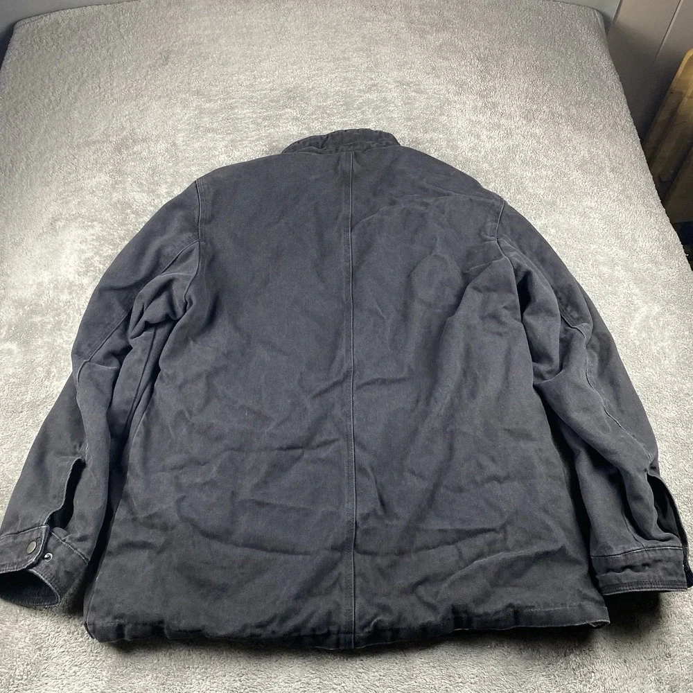 Levis Thick Coat‎ Full Zip Mens Large Black Long Sleeve